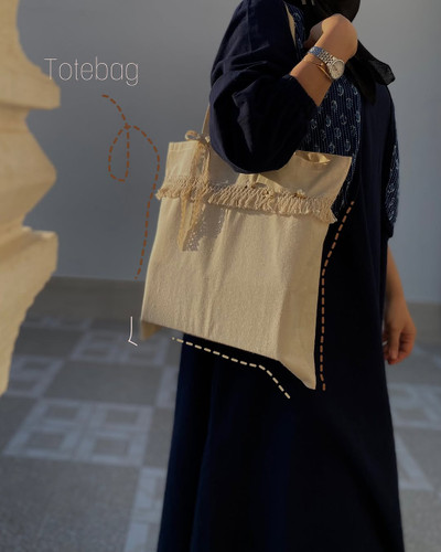 توتبگ دخترانه دستساز پارچه ای راز