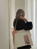 توتبگ کیف پارچه ای زنانه دستساز مدل ترنج